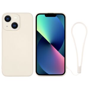 iPhone 13 Mini - Silikone cover med rem - Hvid