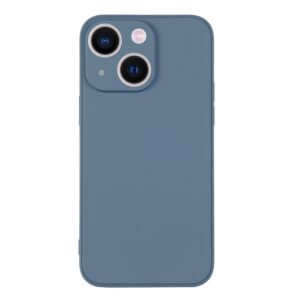 iPhone silikone cover med håndledsrem i grå blå