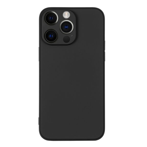 iPhone 12 Pro Silicone cover med håndledsrem - Sort