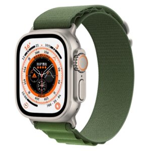 Apple Watch Ultra 49mm Alpine Loop rem - Grøn.