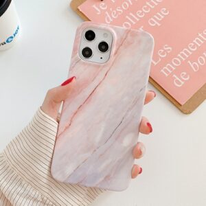 iPhone Marble Frosted Cover - Grå