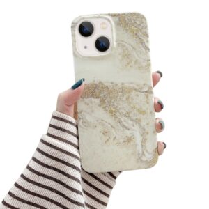 iPhone 14 Plus Glitter Marble Grey platinum