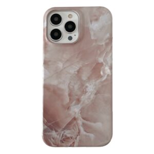 iPhone 12 2 i 1 Aftagelig Marble Pattern Cover Pink