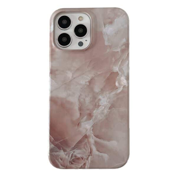 iPhone 11 Pro Max 2 i 1 Aftagelig Marble Pattern Cover Pink