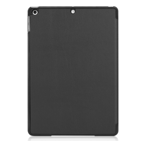 iPad 10,2 Tre Fold læder flipcover Sort