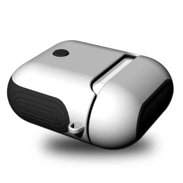 Frosted Rubber Paint + PC AirPods Case for AirPods 1 / 2 - Hvid