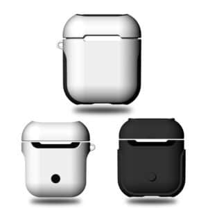 Frosted Rubber Paint + PC AirPods Case for AirPods 1 / 2 - Hvid