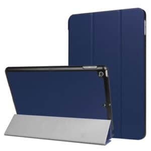 iPad 9,7 Tre Fold læder flipcover - Mørke Blå